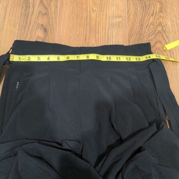 Athleta Womens Skyline Pant II Size 2 Black High Rise Ankle Belted Lightweight - Picture 10 of 12